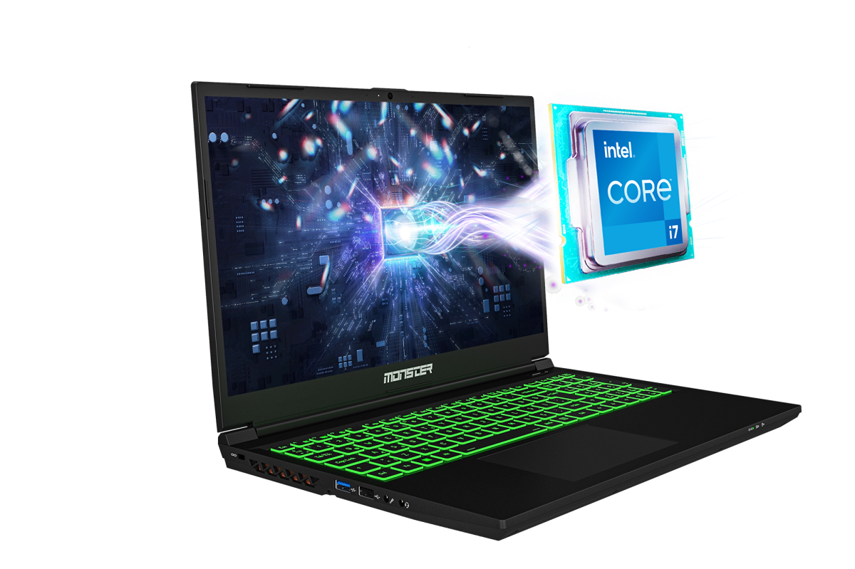 DİZÜSTÜ BİLGİSAYAR (NOTEBOOK) Monster Abra A5 V21.3.6 i7-12700H 8 GB 500 GB SSD 4 GB RTX2050 15.6" FHD Dizüstü