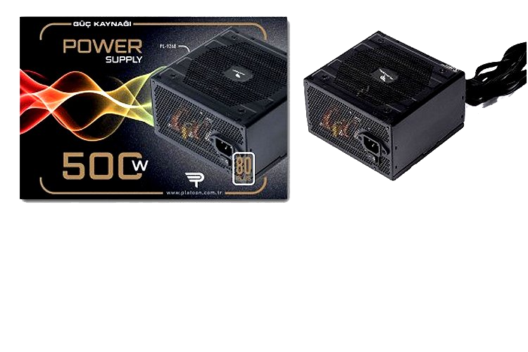 GÜÇ KAYNAĞI PLATOON PL-9268 500 WATT +80 PSU
